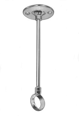 Bradley 9522-070000 Shower Rod Ceiling Support, 7" 