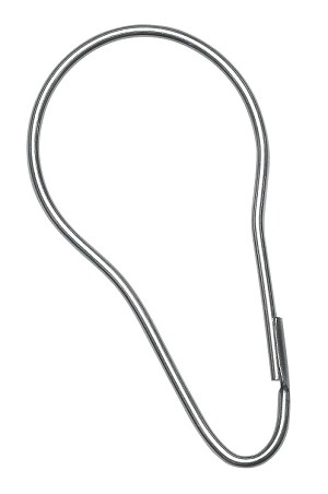 Bradley 9536-000000 Shower Curtain Hook, Stainless Spring 