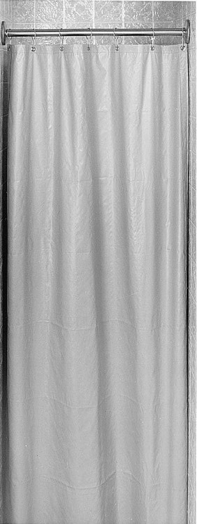Bradley 9537-727800 Shower Curtain, Vinyl, White 