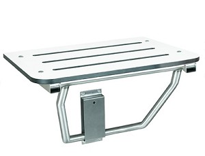 Bradley 9562-000000 Shower Seat Phenolic Folding White 