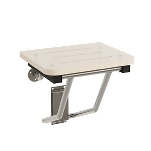 Bradley 9592-000000 Shower Seat Square HDPE 