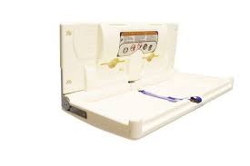 Bradley 9631-000000 Rectangular Baby Changer, Gray 