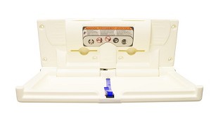Bradley 9632-000000 Rectangular Baby Changer, Cream 