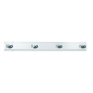 Bradley 9955-000000 Mop & Broom Holder, Stainless Steel 