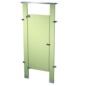 Bradley BW13660-ALM Locker Powder Coat, One Between Wall, Almond 