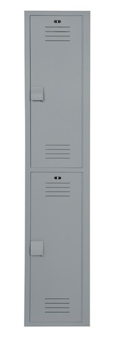Bradley LK1215722HV-200 Locker 12in.W 15in.D 72in.H- 2-Tier 