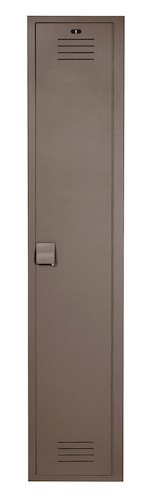 Bradley LK1218721HV-247 Locker 12in.W 18in.D 72in.H- 1-Tier 