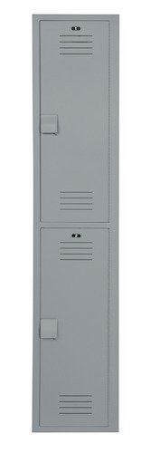 Bradley LK1518722HV-247 Locker 15in.W 18in.D 72in.H- 2-Tier 
