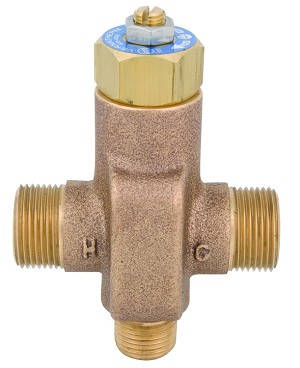 Bradley S01-525S 8 GPM Vernatherm Valve w/Tailpieces 