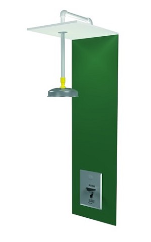 Bradley S19-125SBF Barrier Free Recess-Mounted Drench Shower 