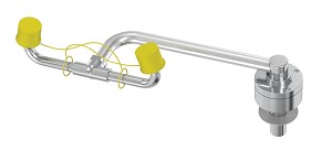 Bradley S19-270C Universal Mounted Swing Activated Eye Wash Fixture 