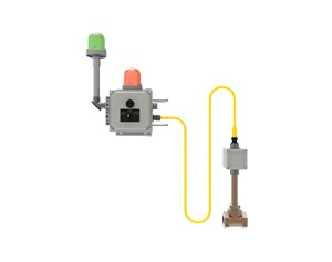 Bradley S19-324DG Emergency Signaling System Drench or Combination Green Beacon 