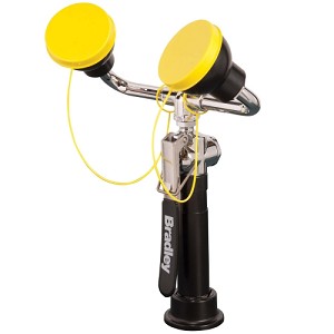 Bradley S19-465EFW Deck Mounted Hand Held Spray Hose With Dual Sprayhead 