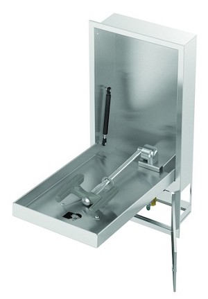 Bradley S19294JBT Barrier Free Concealed Eye/Face Wash 