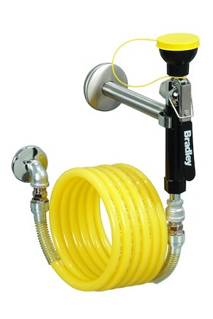 Bradley S1944011CBC Wall-Mounted Hand-Held Hose Spray 