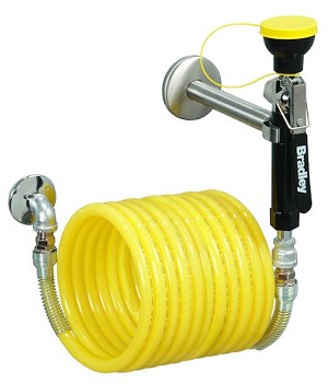 Bradley S1944011CBD Wall-Mounted Hand-Held Hose Spray 