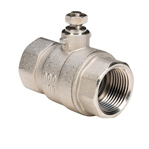 Bradley S27-278 1" Chrome Plated Brass Ball Valve 