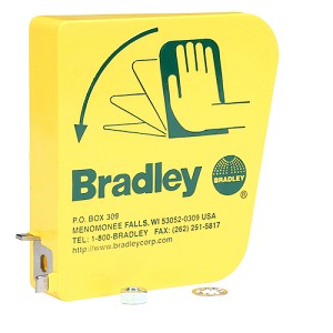 Bradley S45-123 Plastic Handle Kit With Hardware For Eye Wash Station 