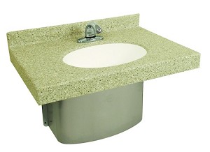 Bradley S45-2457 LD-3010 1 Station Oat Mesa Bone 