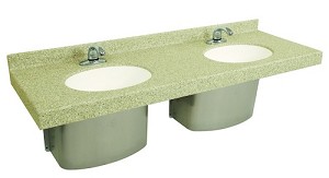 Bradley S45-2459 LD-3010 2 Station Oak Mesa Bone 