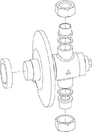 Bradley S59-066 Shower Mechanical Valve 