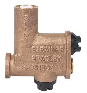 Bradley S60-003 Stop-Strainer and Check Valve 