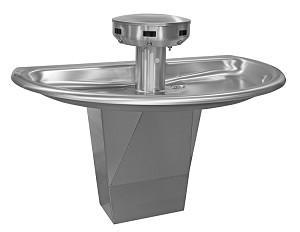Bradley S93-675 Washfountain Sentry SS 54in-Semi-Circle 