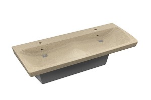Bradley S93-730 ELX 2-station Sandtrap Color Bowl 