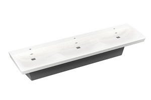 Bradley S93-732 ELX 3-station Glacier Color Bowl 
