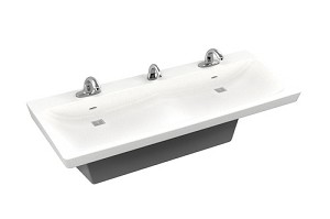 Bradley S93-735 ELX 2-station Glacier Color Bowl 