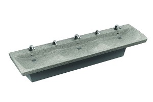Bradley S93-740 ELX 3-station Empire Gray Bowl 