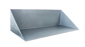Bradley SA55-600000 Security Shelf - Surf-Mtd 