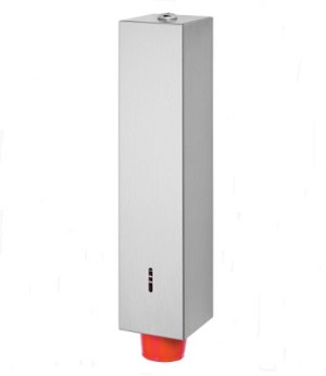 Bradley 9495-000000 Cup Dispenser, Satin Stainless, Surface-Mounted 