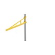 20 ft. (6.1m) offset mast with rail 