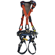 Convertible fire and rescue Class III harness top assembly and Class II removable bottom seat assembly. 