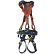 Convertible fire and rescue Class III harness top assembly and Class II removable bottom seat assembly. 
