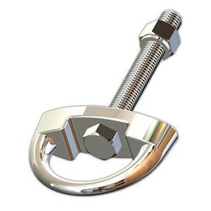 Miller Honeywell 416SS Stainless Steel D Ring Anchorage Connector 