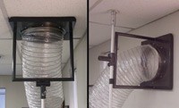 Nikro 860432 12" Adjustable Wall and Ceiling Mounting Flange 