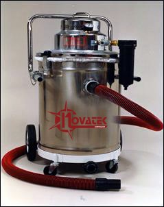 Novatek 307.3300 Pneumatic Floor HEPA Filter Vacuum 15 Gallon - Steel Tank 