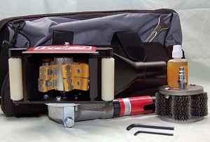 Novatek 139.0405 Air Peening Prep Kit 4 Inch Rotopeen Flaps And Star Cutters 