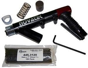 Novatek 139.2007 VSE 2B Vacuum Shrouded Air Needle Scaler Chisel 
