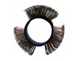 Novatek ROTO413 - BENT TIP 11MM STEEL BRUSH- COARSE 