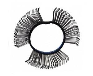 Novatek ROTO414 - BENT TIP 11MM STEEL BRUSH- MEDIUM 