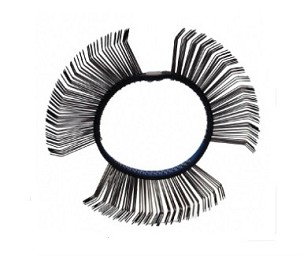 Novatek ROTO424 - BENT TIP 23MM STEEL BRUSH- MEDIUM 