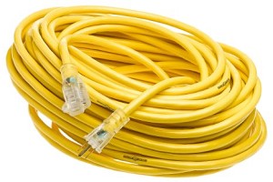 Greentech Power Extension Cord Custom Printed 50 Foot 12 Gauge Yellow 