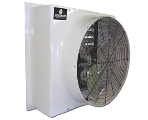 Schaefer FFM525G1-3 Belt Drive Fiberglass Exhaust Fan 52 Inch 1 HP 