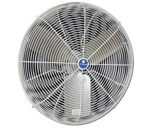 Schaefer OSHA Compliant 20CFO-B Air Circulation Cart Fan 20 Inch - Black Guards (White Shown) 
