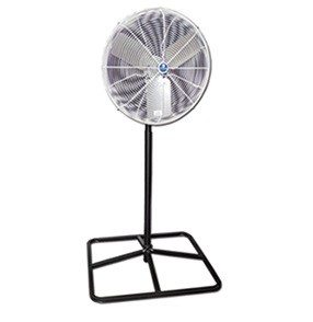 Schaefer 20PF OSHA Compliant Circulation Fan 20 Inch - Square Pedestal Mounted 