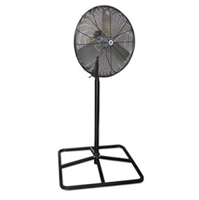 Schaefer 30PF-B OSHA Compliant Circulation Fan 30 Inch - Square Pedestal Mounted 