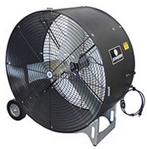 Schaefer Versa-Kool VS36VKM-B-OSHA Mobile Drum Fan 36" 
